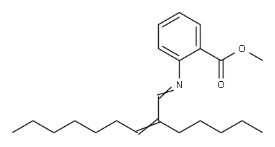 methyl o-[(2-pentyl-2-nonenylidene)amino]benzoate 구조식 이미지