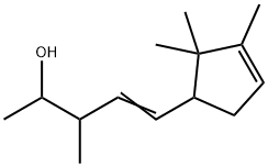 3-메틸-5-(2,2,3-트리메틸-3-사이클로펜텐-1-일)-4-펜텐-2-올 구조식 이미지