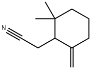 2,2-dimethyl-6-methylenecyclohexaneacetonitrile Structure