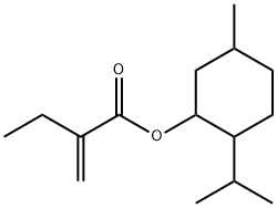 2-isopropyl-5-methylcyclohexyl 2-ethylacrylate Structure