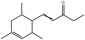 5-(2,4,6-trimethyl-3-cyclohexen-1-yl)pent-4-en-3-one 구조식 이미지