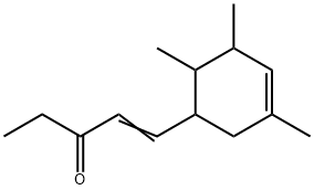 5-(3,5,6-trimethyl-3-cyclohexen-1-yl)pent-4-en-3-one Structure