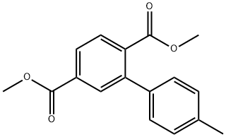 디메틸4'-메틸[1,1'-비페닐]-2,5-디카르복실레이트 구조식 이미지