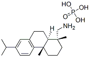[1R-(1alpha,4abeta,10aalpha)]-1,2,3,4,4a,9,10,10a-octahydro-7-isopropyl-1,4a-dimethylphenanthren-1-methanamine phosphate 구조식 이미지