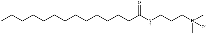 N-[3-(dimethylamino)propyl]myristamide N-oxide Structure