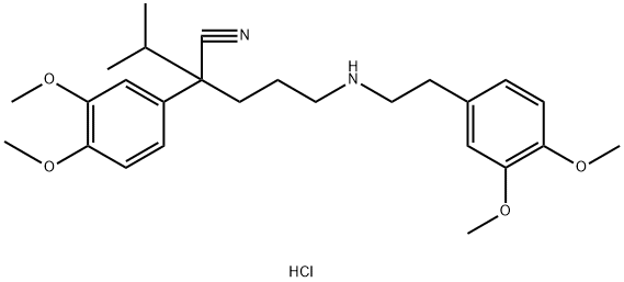 (±)-Norverapamil hydrochloride структурированное изображение