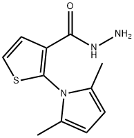 2-(2,5-DIMETHYL-1H-1-PYRROLYL)-3-THIOPHENECARBOHYDRAZIDE Structure