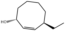 2-Cycloocten-1-ol, 4-ethyl-, (1R,4R)- (9CI) Structure