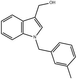 1-[(3-METHYLPHENYL)METHYL]-1H-INDOLE-3-METHANOL Structure