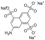 trisodium 7-aminonaphthalene-1,3,5-trisulphonate Structure