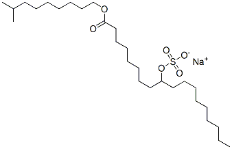 나트륨1-(8-메틸노닐)9-(설폭시)옥타데카노에이트 구조식 이미지
