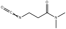 Propanamide, 3-isocyanato-N,N-dimethyl- (9CI) 구조식 이미지