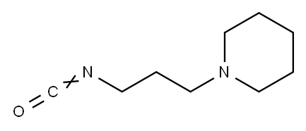 Piperidine, 1-(3-isocyanatopropyl)- (9CI) 구조식 이미지
