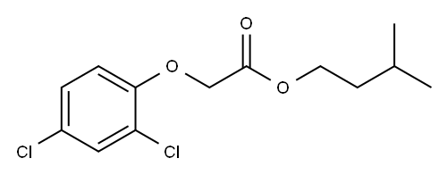 3-methylbutyl 2-(2,4-dichlorophenoxy)acetate 구조식 이미지