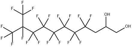 4,4,5,5,6,6,7,7,8,8,9,9,10,11,11,11-hexadecafluoro-10-(trifluoromethyl)undecane-1,2-diol 구조식 이미지