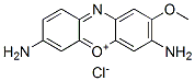 3,7-diamino-2-methoxyphenoxazin-5-ium chloride 구조식 이미지