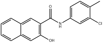 N-(3-Chloro-4-methylphenyl)-3-hydroxy-2-naphthalenecarboxamide Structure