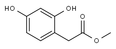 methyl 2,4-dihydroxyphenylacetate 구조식 이미지