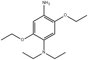 2,5-디에톡시-N,N-디에틸벤젠-1,4-디아민 구조식 이미지