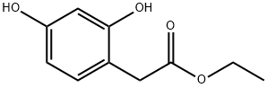 ethyl 2,4-dihydroxyphenylacetate 구조식 이미지