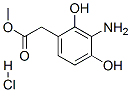 methyl [amino(2,4-dihydroxyphenyl)]acetate hydrochloride 구조식 이미지