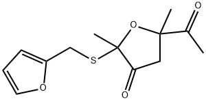 5-acetyl-2-(furfurylthio)dihydro-2,5-dimethylfuran-3(2H)-one 구조식 이미지