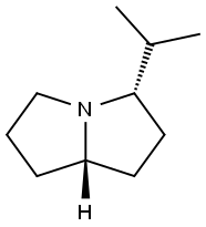 1H-Pyrrolizine,hexahydro-3-(1-methylethyl)-,trans-(9CI) Structure