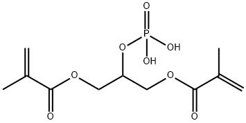 2-(phosphonooxy)propane-1,3-diyl bismethacrylate            Structure
