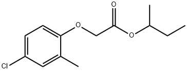 1-methylpropyl (4-chloro-2-methylphenoxy)acetate 구조식 이미지