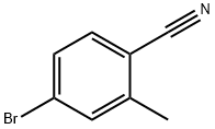 4-Bromo-2-methylbenzonitrile 구조식 이미지