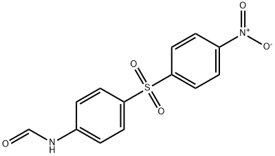 N-[4-(4-nitrophenyl)sulfonylphenyl]formamide Structure