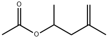 4-Methyl-4-penten-2-ol acetate Structure