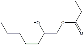 2-hydroxyheptyl propionate Structure