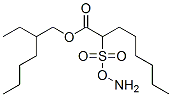 2-(Ammoniooxysulfonyl)octanoic acid 2-ethylhexyl ester 구조식 이미지