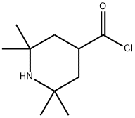 2,2,6,6-tetramethylpiperidine-4-carbonyl chloride Structure