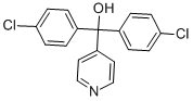 BIS-(4-CHLORO-PHENYL)-PYRIDIN-4-YL-METHANOL Structure