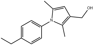 1H-Pyrrole-3-methanol,1-(4-ethylphenyl)-2,5-dimethyl-(9CI) Structure