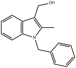 (1-BENZYL-2-METHYL-1H-INDOL-3-YL)-METHANOL Structure