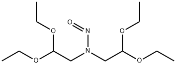 N,N-bis(2,2-diethoxyethyl)nitrous amide Structure