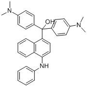 알파,알파-비스(4-(다이메틸아미노)페닐)-4-(페닐아미노)-1- 나프탈렌메탄올 구조식 이미지
