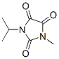 Imidazolidinetrione, methyl(1-methylethyl)- 구조식 이미지