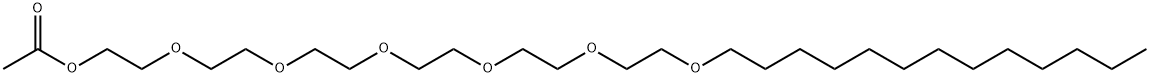 3,6,9,12,15,18-Hexaoxahentriacontan-1-ol acetate 구조식 이미지