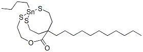 (butylstannylidyne)tris(thio-2,1-ethanediyl) tridecanoate 구조식 이미지