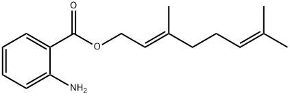 GERANYL ANTHRANILATE Structure