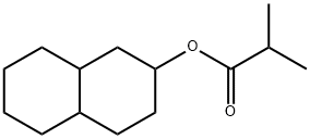 2-NAPHTHOL, DECAHYDRO:ISOBUTYRATE Structure