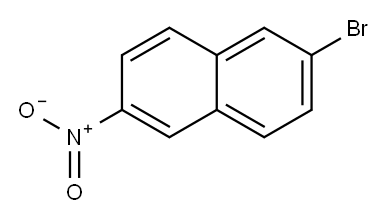 2-bromo-6-nitronaphthalene Structure