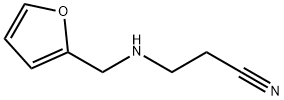 3-[(2-FURYLMETHYL)AMINO]PROPANENITRILE Structure