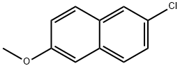2-chloro-6-methoxynaphthalene Structure