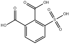 3-sulphophthalic acid 구조식 이미지