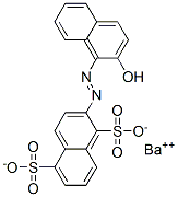 바륨2-[(2-히드록시나프틸)아조]나프탈렌-1,5-디술포네이트 구조식 이미지